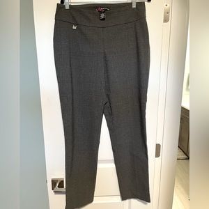 Peck & Peck Gray Slacks Size 8